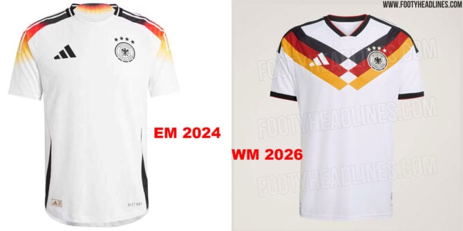 Wie unterscheidet sich das WM-Trikot 2026 vom EM-Trikot 2024?