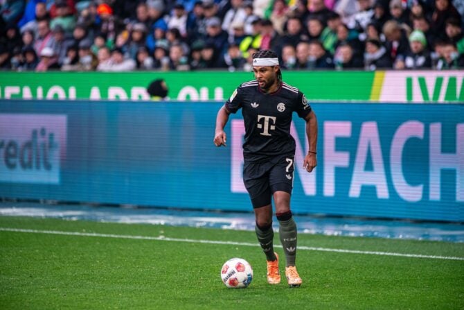 Serge Gnabry vom FC Bayern München (Foto Depositphotos.com)