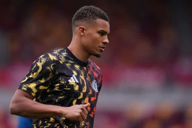 Malick Thiaw von Newcastle United im November 2025(Photo by Harvey Murphy/News Images)
