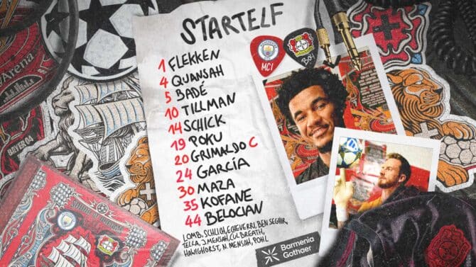 Aufstellung Leverkusen heute