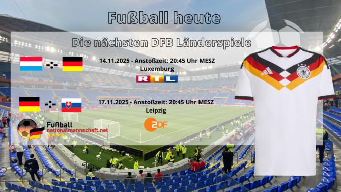 Fußball heute – Wer überträgt die nächsten DFB-Länderspiele im Free-TV?