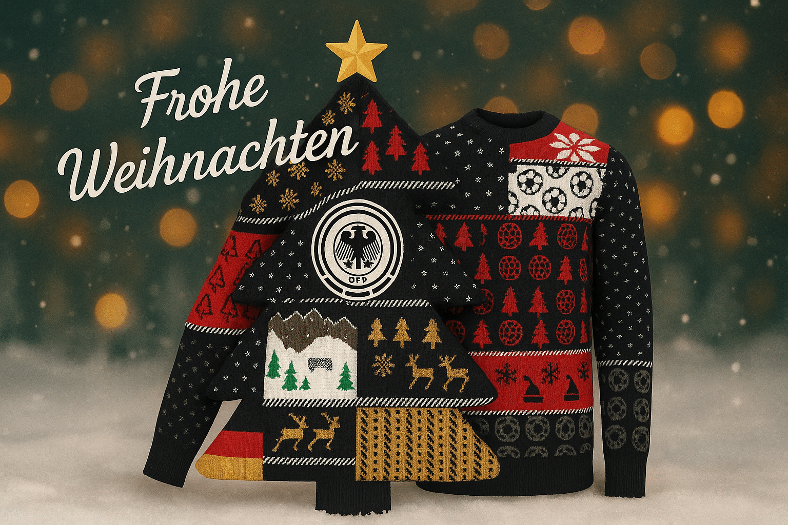 DFB-Weihnachtspullover 2025: Spar-Tipp für Fußballfans - DFB-Pullover statt 100 € DFB-Trikot 2026