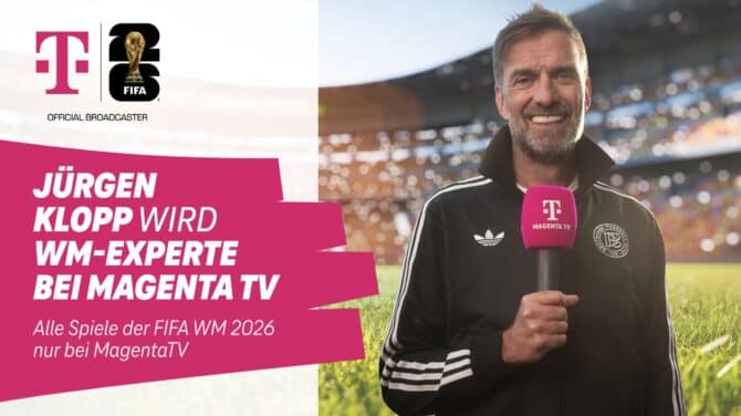WM 2026 TV Berichterstattung: MagentaTV mit Müller und Jürgen Klopp als neue WM-Experten