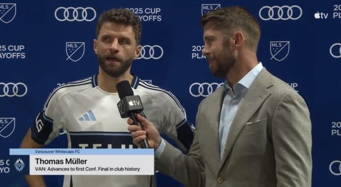 Thomas Müller im Halbfinale mit den Vancouver Whitecaps