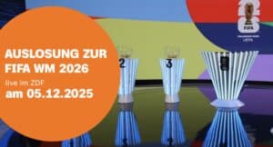 WM-Gruppenauslosung 2026 TV-Übertragung: Wer zeigt die Auslosung im deutschen Free-TV?