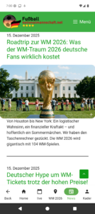 WM 2026 App für Android & iOS