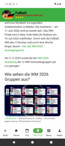 WM 2026 App für Android & iOS