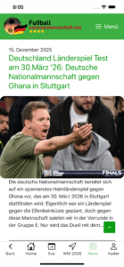 WM 2026 App für Apple iOS (iphone & ipad)