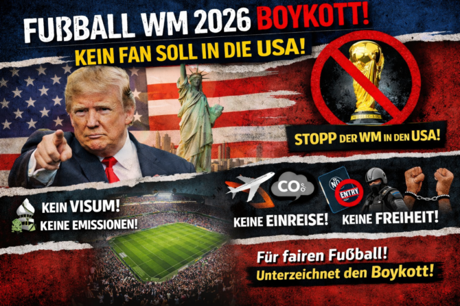WM 2026 Boykott – Protest für fairen Fußball