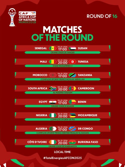 Fußball heute: CAF Africa Cup of Nations 2025 in Marokko
