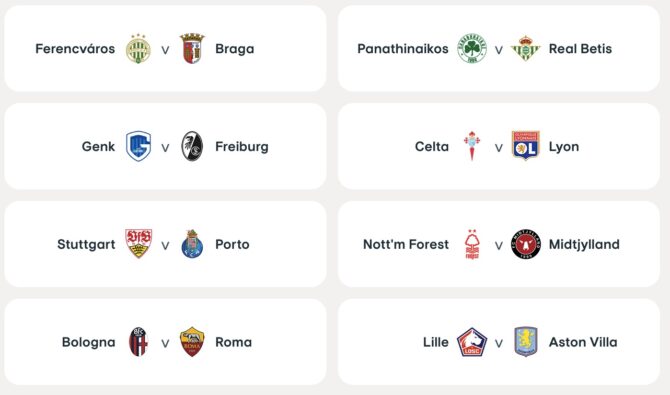 Fußball heute - Achtelfinale der Europa League: VfB trifft auf Porto, Freiburg gegen Genk