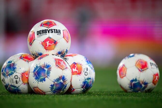 Der Bundesliga Spielball von Derbystar (Foto Depositphotos.com)