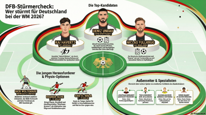 Wer wird der deutsche Stürmer bei der WM 2026?