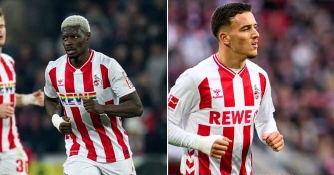 WM 2026 Stürmer-Frage: 1.FC Köln-Stürmer als Chance für Nagelsmanns DFB-Kader? El Mala und Ragnar Ache (Foto Depositphotos.com)