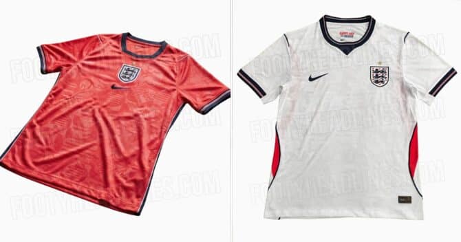 Das sind die neuen nike WM Trikots Heim und Auswärts