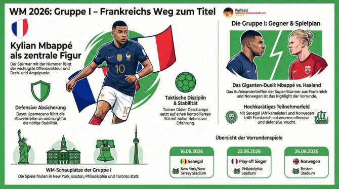WM Infografik: Alles, was du über die WM 2026 Gruppe I wissen musst!