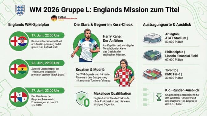 WM Infografik: Alles, was du über die WM 2026 Gruppe L wissen musst!