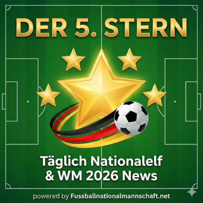 Podcast "Trailer Mission 5. Stern – Dein tägliches WM 2026 Update ist da!"