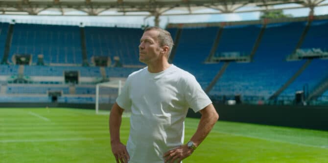 Die Dokumentation "Ein Sommer in Italien - WM 1990" startet im März im Kino und vor der WM 2026 auf Sky und WOW. (Bildrechte:(c)B|14Fotograf:Sky Deutschland)