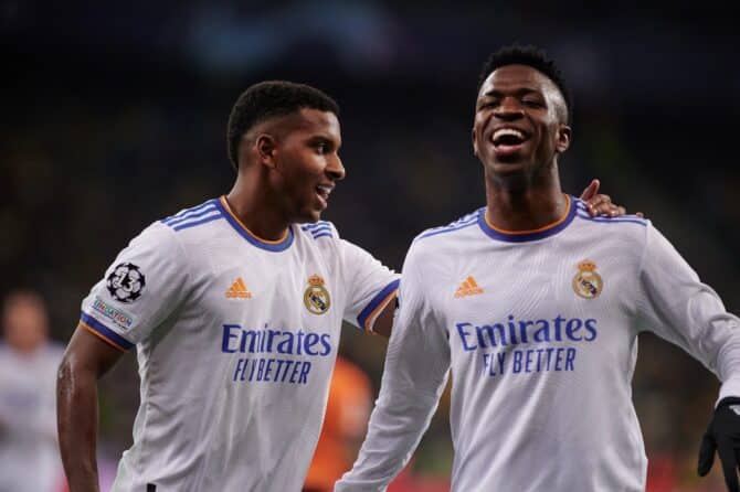 Brasilien Stars: Vinicius Junior, Rodrygo von FC Real Madrid (Foto Depositphotos.com)