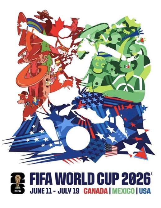 Das ist das offizielle WM 2026 Poster