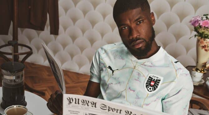 PUMA und der ÖFB präsentieren Auswärtstrikot