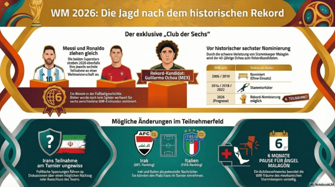 Wer ist Rekordspieler bei der WM 2026?