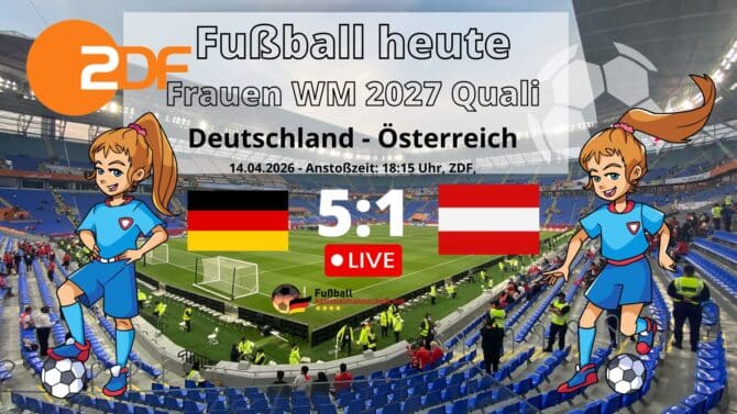 Frauen Fußball heute live im TV - 5:1 Wer überträgt das Länderspiel Deutschland gegen Österreich im Free-TV?