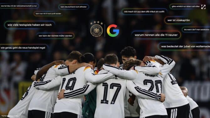 Fragen zur DFB-Elf? Google wird Nationalmannschafts-Partner im WM 2026 Sommer