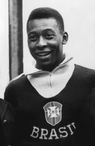 Der Brasilianische Fußballgott Pele im Juni 1962 in Vina del Marneider WM 1962 in Chile. AFP PHOTO / AFP PHOTO / STAFF