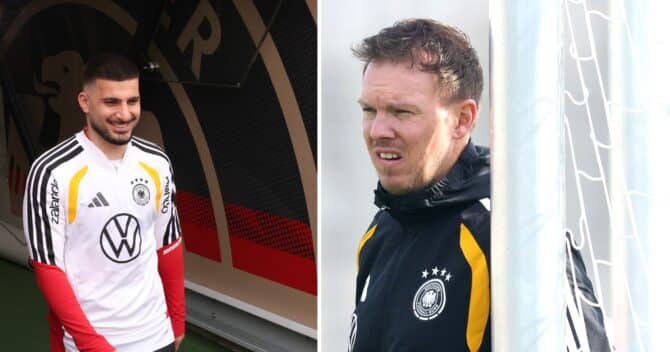 Deniz Undav Und Bundestrainer Julian Nagelsmann (Foto Getty)