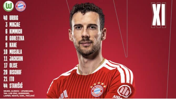 FC Bayern Aufstellung heute gegen den VfL Wolfsburg - So spielt der FC Bayern