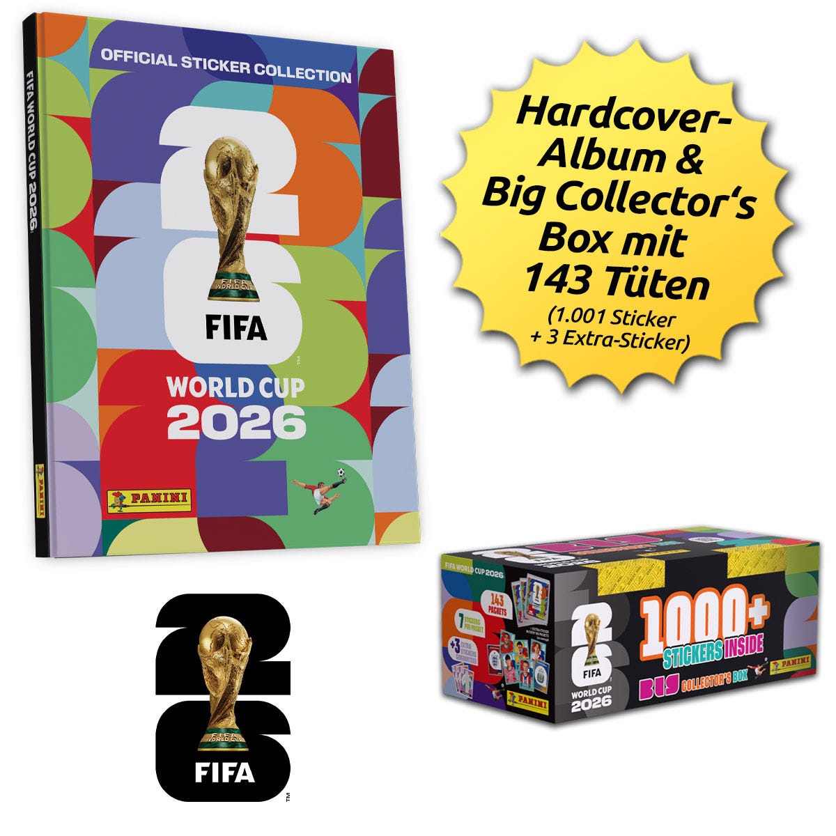 Panini WM 2026 Hardcover Big Collector's Bundle