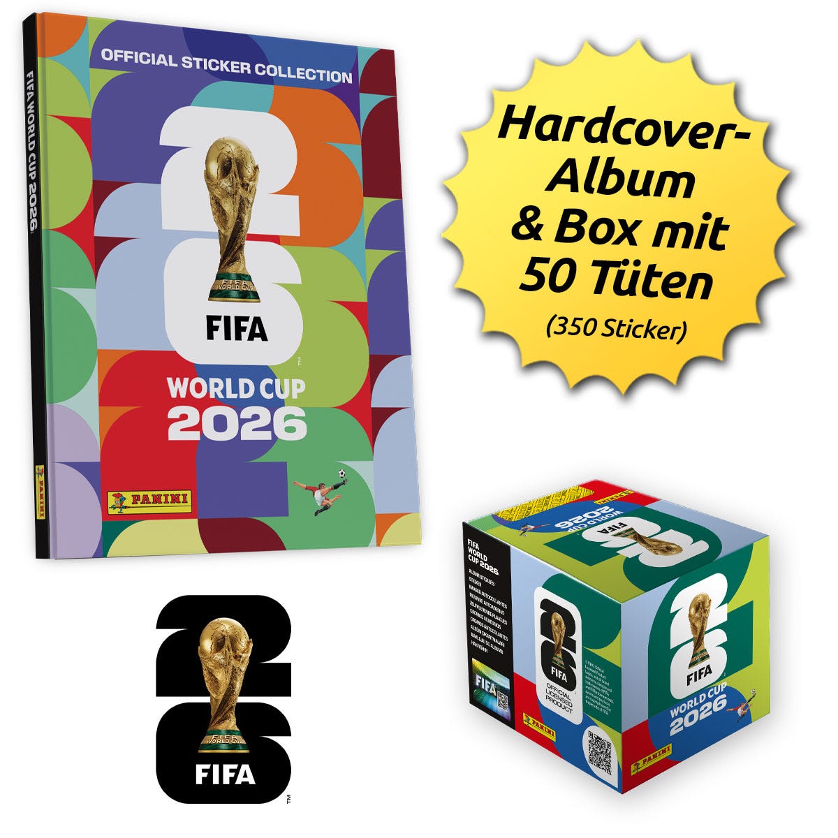 Panini WM 2026 Hardcover Box-Bundle