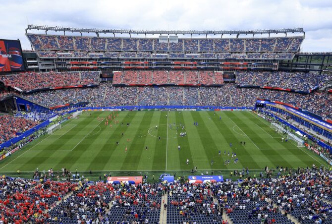 Blick in das Boston Stadium vor dem Gruppe-I-Spiel der WM 2026 zwischen Norwegen und Frankreich am 26. Juni 2026 in Foxborough, Massachusetts. Buda Mendes / Getty Images