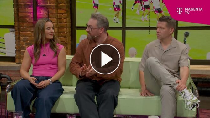 Die MagentaTV-Breakfast-Club-Runde mit Christina Rann, Micky Beisenherz und Patrick Ittrich diskutiert über einen möglichen Ausfall von Nico Schlotterbeck.
