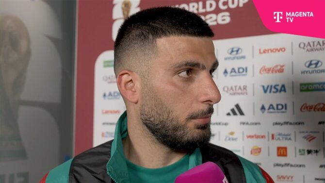 Deniz Undav im MagentaTV-Interview nach seinem Doppelpack beim 2:1 gegen die Elfenbeinküste bei der WM 2026.