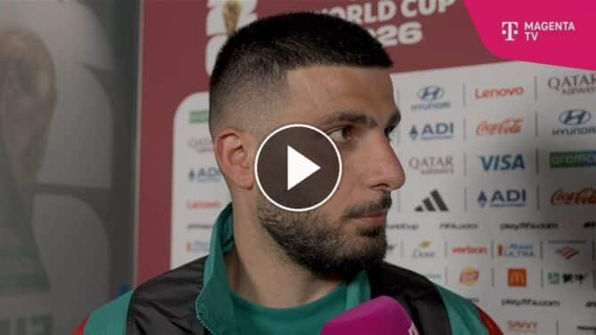 Deniz Undav im MagentaTV-Interview nach seinem Doppelpack beim 2:1 gegen die Elfenbeinküste bei der WM 2026.