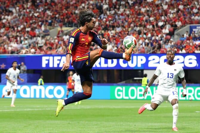 Spaniens Ferran Torres im WM-Spiel gegen Kap Verde