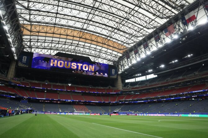 Innenansicht des Houston Stadium vor dem WM-2026-Gruppenspiel der Gruppe F zwischen den Niederlanden und Schweden am 20. Juni 2026 in Houston. (Molly Darlington / Getty Images)