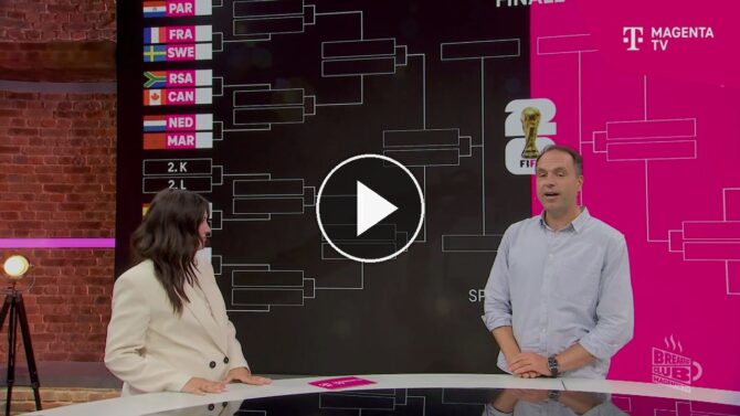 MagentaTV-Kommentator Jonas Friedrich analysiert im Breakfast Club vor dem Turnierbaum das Sechzehntelfinale der WM 2026.
