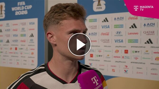 DFB-Kapitän Joshua Kimmich im MagentaTV-Interview nach dem WM-Aus gegen Paraguay.