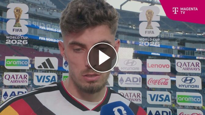Kai Havertz im MagentaTV-Interview nach dem WM-Aus gegen Paraguay.