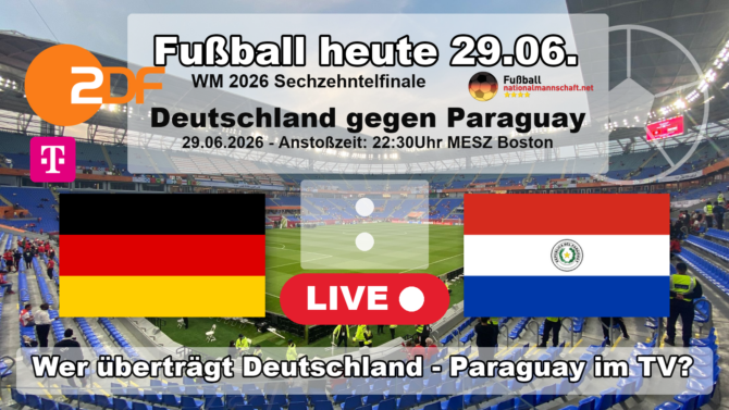 Wer überträgt Deutschland gegen Paraguay?