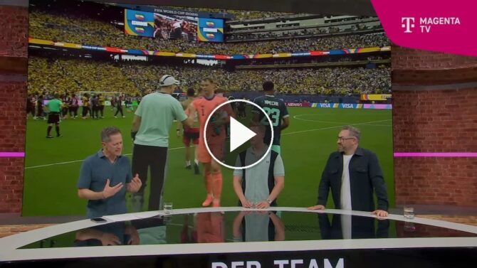 Die MagentaTV-Kommentatoren analysieren im Studio den Leistungsstand des DFB-Teams vor dem Sechzehntelfinale gegen Paraguay.