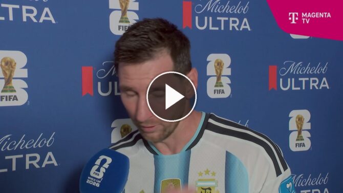 Lionel Messi im MagentaTV-Interview nach Argentiniens 2:0 gegen Österreich und seinem WM-Rekord von 18 Toren