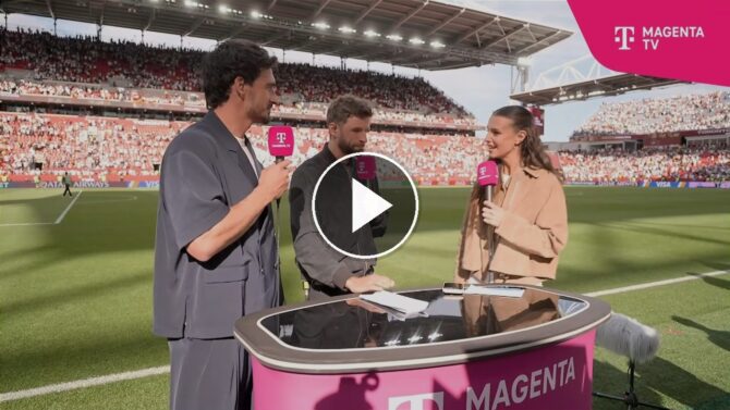 Die MagentaTV-Experten Mats Hummels und Thomas Müller analysieren mit Moderatorin Laura Wontorra das 2:1 gegen die Elfenbeinküste bei der WM 2026.