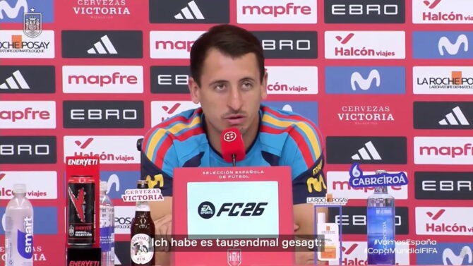 Oyarzabal: Spanien hat bei der WM absolute Priorität