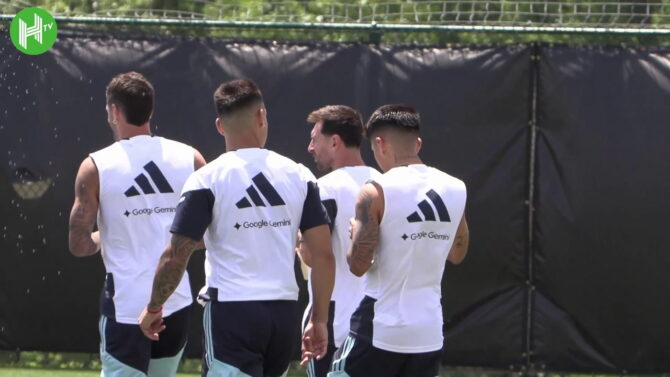 Argentinien gut gelaunt: Training nach Auftaktsieg