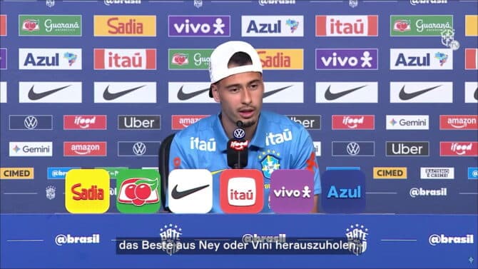 Martinelli: Teamwork soll Neymar und Vini Jr. befreien